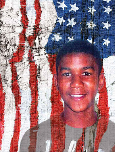 Trayvon Martin -- Illustration by Peter Jablonksi