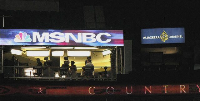 MSNBC News Booth