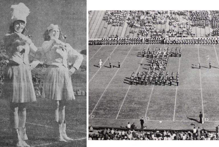 Meet the University of Iowa's first female drum majors, leaders and