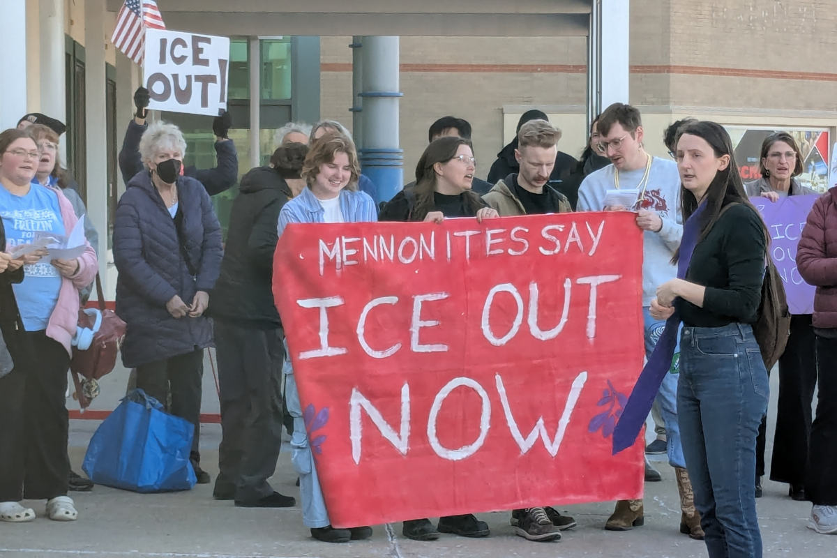Protesters sing hymns inside Coralville Target as part of nationwide campaign pressuring the company to change its ICE stance