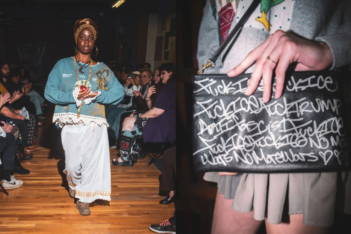 Review: Doily decals, graffitied luggage and nods to ‘Cabaret’ kicked off 237 Fashion Month with flounce